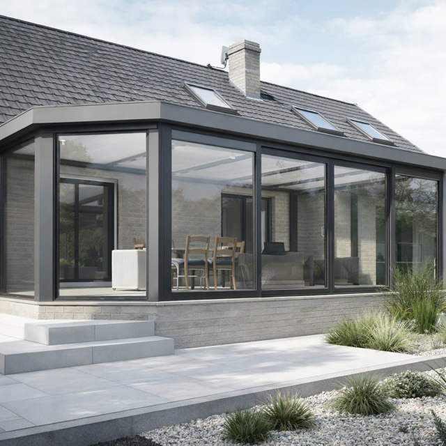 Veranda di una casa moderna