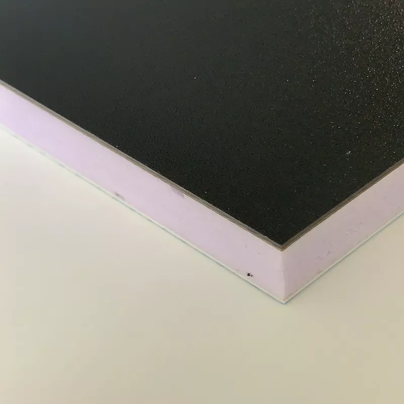 Pannello di tamponamento 2 lati alluminio strutturato I Thermipan
