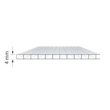 Lastra policarbonato alveolare da 4 a 16 mm I Thermoclear