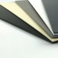 Lastre in alluminio colorato aspetto strutturato | Disponibile per singola lastra