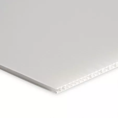 Lastre in PP alveolare bianco 450-600 g | A stock SUNCLEAR